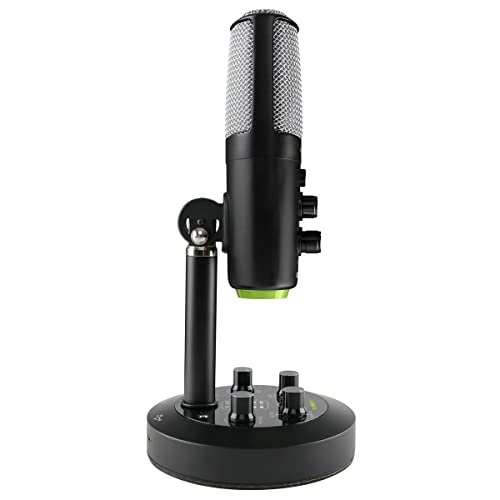 Mackie EM-Series, Premium USB Condenser Microphone with Built-in 2-Channel Mixer (EM-Chromium) - size: USB, style: Chromium - Studio