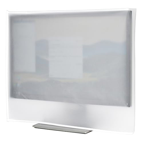 Monitor Dust Cover Protective See-Through Lightweight Waterproof Computer Monitor case for 33-35" LCD/LED Screen (32W x22H x3D) - size: 33"-35" in