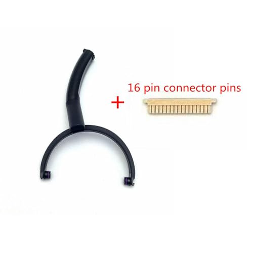 Headband Hanger Bracket Swivel Hinge and 16 Pin Connector Pins for Sony WH-1000XM5 WH-1000 XM5 Headphone Replacement Parts（Black-Left - color: black-Left