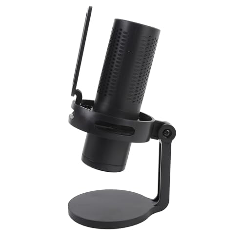 Fabater USB Microphone, Quick Mute Noise Cancellation RGB Lights Gaming Microphone, Podcast with Popfilter Shock Mount for Gaming Streaming Podcasts