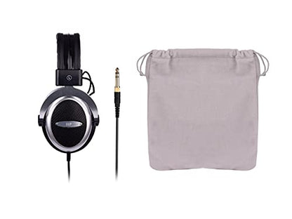 Monoprice Semi-Open Over Ear Wired Headphones, Low Deep Bass, Comfortable Headphones for Kids Teens Adults, for Smartphone, Computer, Laptop,Black