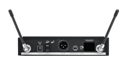 Shure BLX14R/W85M Rack-Mount Lavalier Audio System J11 Band (596–620 MHz) – BLX4R Receiver, BLX1 Bodypack & WL185m Cardioid Lavalier Mic, Up to 14 Hr Battery, 300 ft Range