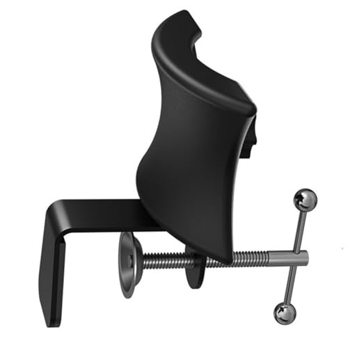 Gaming Headphone Stand Metal Headsets Hanger Hook Holder Adjustable Rotatable Arm Clamp Under Desk Space Save Clip Mount