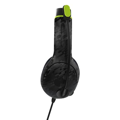 PDP AIRLITE Wired Headset: Electric Carbon - Xbox Series X|S, Xbox One, & Windows 10/11 PC - color: Electric Carbon