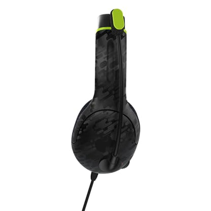 PDP AIRLITE Wired Headset: Electric Carbon - Xbox Series X|S, Xbox One, & Windows 10/11 PC - color: Electric Carbon
