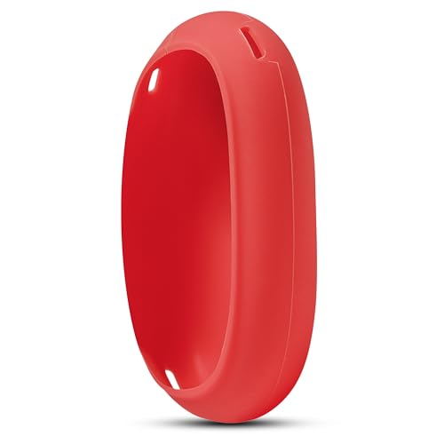 WC ShellZ Max - Protective Shell Covers for AirPods Max 1 & 2 | Made by Wicked Cushions | Made with Premium Silicone | Red - color: Red