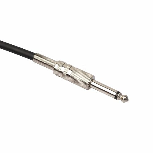 Elecbee Microphone Cable XLR 3-Pin Male to 1/4 Inch (6.35mm) Male Plug TRS Microphone Audio Cable Audio Connector for Amplifiers Instrument 30cm（11.8inch）