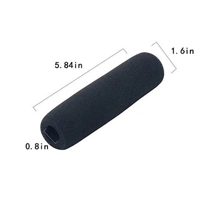 custom microphone cover Windshield foam cover microphone isolation shield Anchor Interview Headphones Windproof (lengthen) - size: lengthen