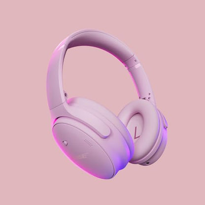 Bose QuietComfort Headphones - Wireless Bluetooth Headphones, Active Over Ear Noise Cancelling and Mic, USB-C Charging, Deep Bass, Up to 24 Hours of Playtime, Petal Pink - Limited Edition Color - color: Petal Pink