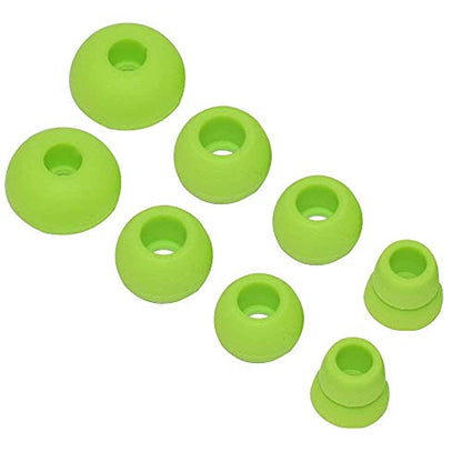 8pcs Silicone Eartips Earbuds Replacement Ear Tips Compatible with Beats by dr dre Powerbeats 3 Stereo Wireless Earphones (Green) - color: Green