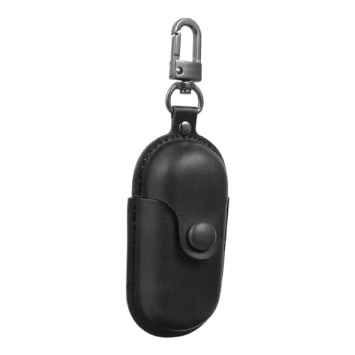 Toddmomy Waterproof Earphone Case for Earbuds, Dustproof Headset Storage Bag with Anti-Lost Design for Travel and Camping, Black