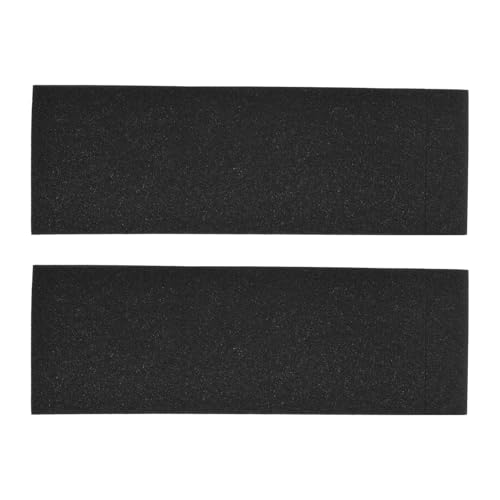 LiebeWH Acoustic Isolation Foam Shockproof High Density Speaker Pads, Black Sloped Monitor Pads for Stable Sound Output, 27x10cm for Home and Professional Studios (27 X 10cm) - size: 27 X 10cm