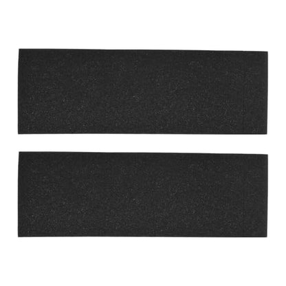LiebeWH Acoustic Isolation Foam Shockproof High Density Speaker Pads, Black Sloped Monitor Pads for Stable Sound Output, 27x10cm for Home and Professional Studios (27 X 10cm) - size: 27 X 10cm
