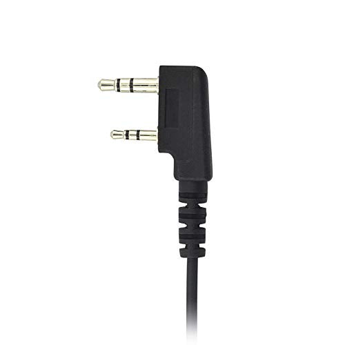 [5-Pack] ProMaxPower Acoustic Tube Earpiece for Kenwood, Baofeng & Retevis 2-Pin Radios TH-415 TK-3100 NX-320 H-777 RT1 - size: 5-Pack