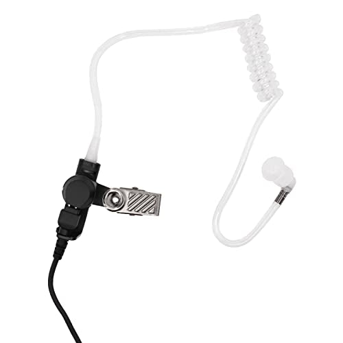 Acoustic Tube Earpiece Compatible for Motorola XPR3300e XPR3500e XPR3300 XPR3500 XPR3000 XPR3000e DP2400 DP2600 DEP550 MTP3250 XIR P6600 XiR P6620 Radio Headset PTT Mic (1 Pack)