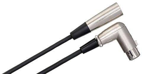 Hosa XFF-105 Balanced Interconnect Cable with Right-Angled XLR Female End - 5 Foot - size: 5 Feet