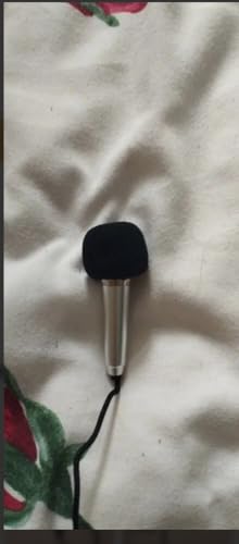 Sellvia Compact 3.5mm Stereo Mini Microphone - Omnidirectional, Dual Channel, Plug-and-Play for Voice Recording, Karaoke, Video Conference