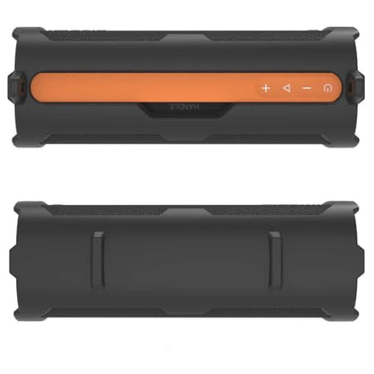 Speaker Silicone Protective Cover for Xiaomi Sound Party, Travel Carrying Protective Case with Shoulder Strap (Black) - color: Black