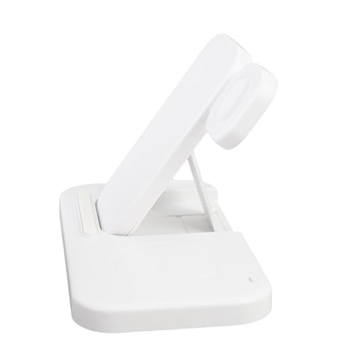 Fabater Wireless Charging Station, 15W Fast Foldable with 4 in 1 Charging Dock, Multi Device Charger Stand for Phone Watch Headphone Travel