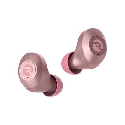 Raycon Everyday Bluetooth Wireless Earbuds with Microphone - Active Noise Cancelling, Sweat & Water-Resistant Earphones, Ear Buds Wireless Bluetooth Up to 32 Hours Playtime (Rose Gold) - color: Rose Gold