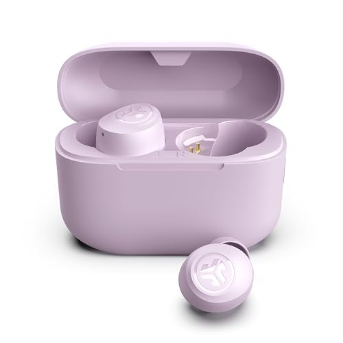 JLab Go Air Pop+ True Wireless Bluetooth Earbuds, in Ear Headphones with Microphone, 35H Playtime, USB-C Charging Case, Dual Connect, EQ3 Sound, Lilac | Bluetooth Earbuds, In Ear Wireless with Microphone, Charging Box, JLab App, Dual Connection, EQ3 Sound