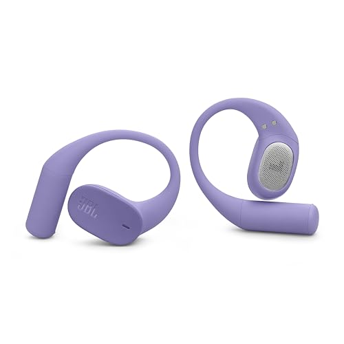 JBL Sense Lite Open Ear Earbuds, True Wireless, Ear Hook Fit - Purple | Water Resistant Sports And Workout Headphones, Up To 8 Hrs Playtime, Clear Calls With Noise Reduction - color: Purple