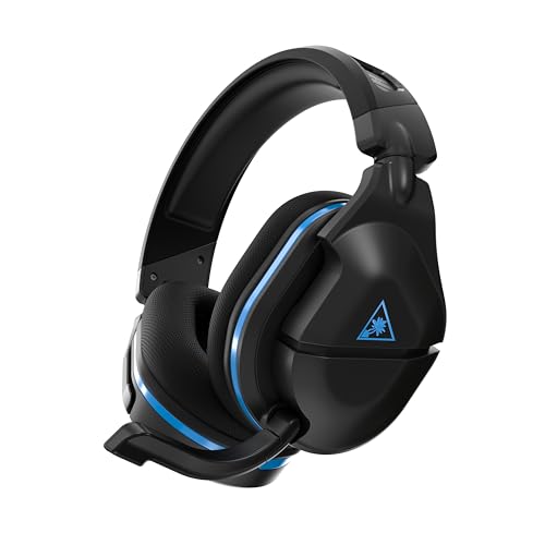 Turtle Beach Stealth 600 Gen 2 Wireless Gaming Headset for PS5, PS4, PS4 Pro, PlayStation, & Nintendo Switch with 50mm Speakers, 15-Hour Battery life, Flip-to-Mute Mic, and Spatial Audio - Black | 50mm speakers, 15-hour battery, Flip-to-mute microphone, S