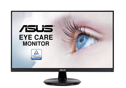 ASUS 24-Inch Desktop Monitor - 1080P Full HD, 75Hz, IPS, Adaptive-Sync/FreeSync, Eye Care, HDMI DisplayPort VGA, Frameless, VESA Wall Mountable - VA24DQ - style: 75Hz w/DisplayPort, Speakers