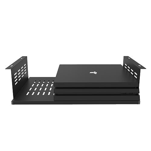 17" Under Desk Computer Mount for Small Form Factor Computers (Pack of 2) - size: 4inch High (Pack of 2)