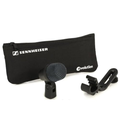 Sennheiser E 904 Dynamic Drum Microphone Bundle with Cable, Cloth | Optimized for Drums, Compact and Convenient, Robust Sound Quality, Mic Cable & Polishing Cloth Included