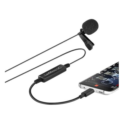 Saramonic Omnidirectional Lavalier Mic for USB-C Android Smartphones, Tablets & PC/Mac (LavMicro UC) - size: USB-C Lavalier