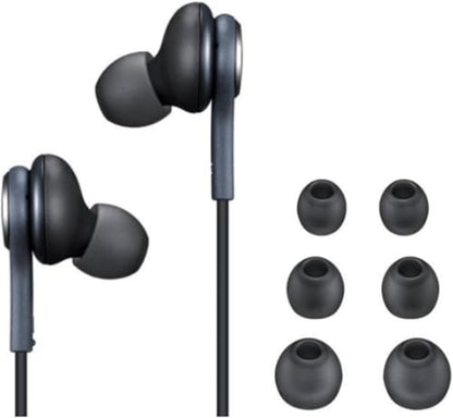 AKG USB-C Wired Earbuds with Microphone, in-Ear Headphones with Volume Control, 3ft Braided Cable, Compatible with Galaxy S24 Ultra, S24+, S24, S23, iPhone 15