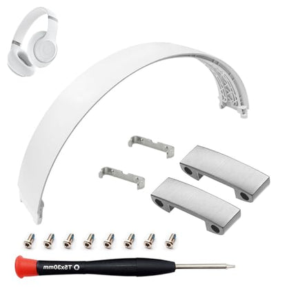 Studio Pro 2023 Replacement Headband & Hinge Replacement for Studio Pro 2023 Headphone,Durable Parts Accessories Repair Kit Set (Matte White) - color: Matte White