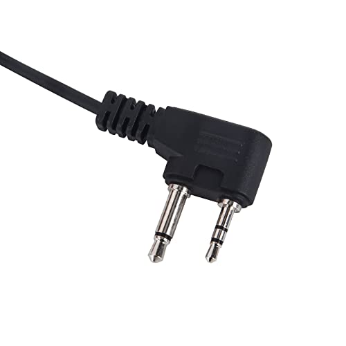 Behind The Head AVPH5 Earpiece, Boom Mic Headset with Finger Ptt for Midland lxt630vp3 lxt500vp3 gxt1050vp4 1000g gxt FRS gmrs lxt630pa lxt600pa gxt1000vp4 avph4 avph5 GTX 1000 lxt600 Radios