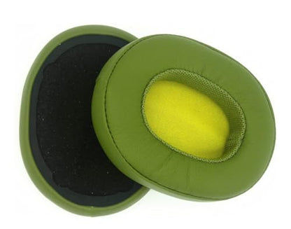 Replacement Ear Pads Compatible with Skullcandy Crusher Wireless Green | for Skullcandy Crusher360/Hesh3/Hesh ANC/Hesh Evo/Venue ANC/Crusher Evo/Crusher ANC headphones Ear pads Earmuffs - color: Army green/leather