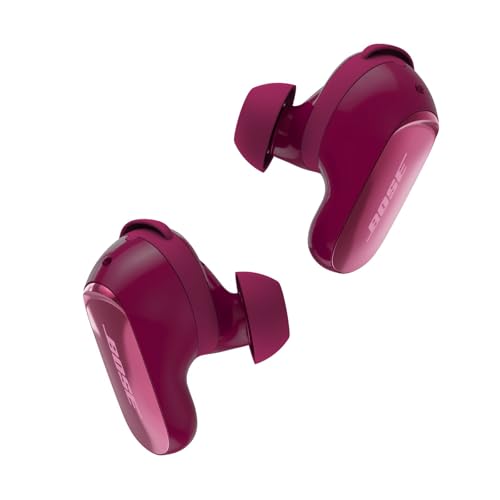 Bose QuietComfort Ultra Earbuds (2nd Gen) - Wireless Noise Cancelling Earbuds with Mic, Immersive Audio, USB-C Charging, Up to 6 Hours Battery, IPX4 Rating, Deep Plum - Limited Edition Color - color: Deep Plum