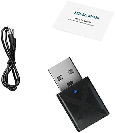 2-in-1 Bluetooth Adapter Transmitter Receiver Music TV PC Audio Transmitter 3.5mm