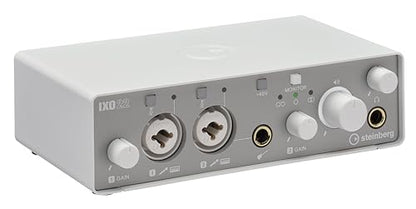 Steinberg IXO22 2x2 USB 2.0 24-Bit/192kHz Audio Interface With Cubase AI, Cubasis LE and Steinberg Plus Software - color: White, style: IXO22