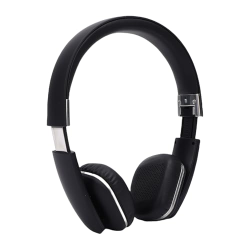 Dpofirs Wireless Over Ear Headphones 6.0 | Adjustable Lightweight Headset with Immersive Stereo Sound and Comfortable Earcups for Travel Home Office (Black) - color: Black