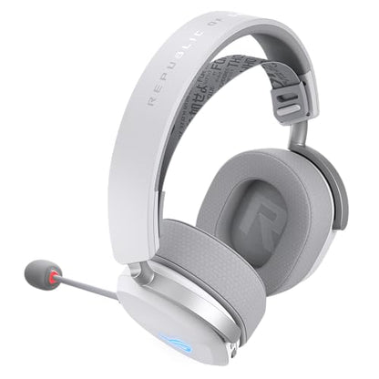 ASUS ROG Pelta Wireless Gaming Headset with Detachable Mic - White - color: WHITE