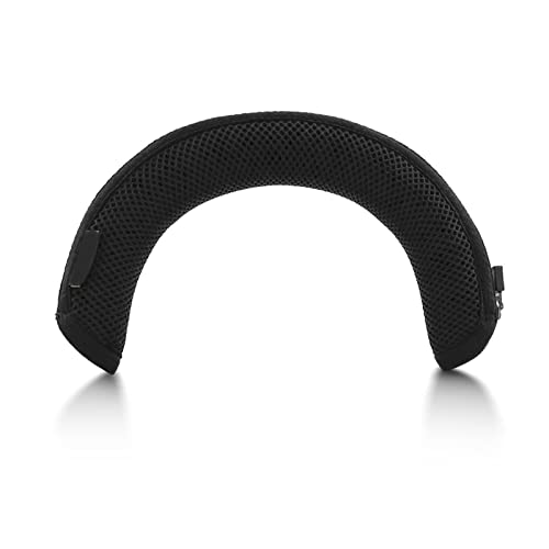 Headband Protector for Sony WH-1000XM5 Wireless Headphones, Headband Cover with Zipper Cushion, White, Cotton - color: WH-1000XM5 headband