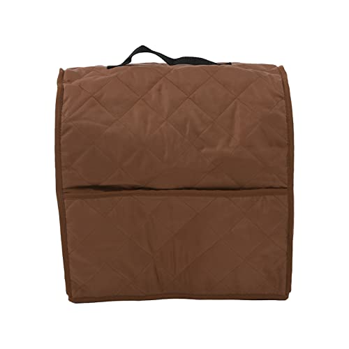 Kitchen Mixer Cover Carry Bag for 5Qt/6Qt, Fits Most Stand Mixers, - Scratch Quilted Polyester Pongee Fabric with Storage Pockets (Coffee) - color: Coffee