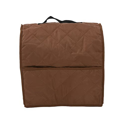 Kitchen Mixer Cover Carry Bag for 5Qt/6Qt, Fits Most Stand Mixers, - Scratch Quilted Polyester Pongee Fabric with Storage Pockets (Coffee) - color: Coffee