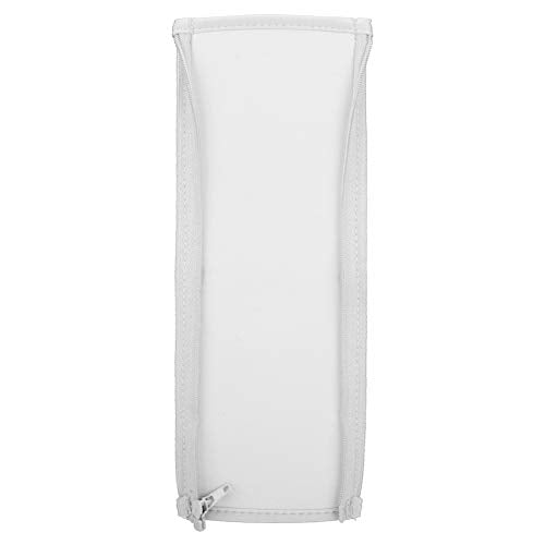 Semme Replacement Headset Earphone Cushion Headband Pad Cover for Iron M50 Soft Protein Skin Zippered Design for Noise Reduction Slip Comfort (White) - color: White