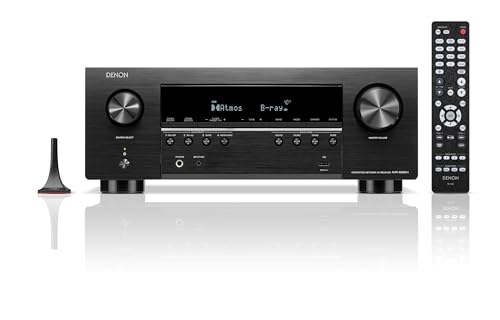 Denon AVR-S980H 7.2-Channel Receiver, Bluetooth, Wi-Fi & HEOS | HEOS Multi-Room Streaming, Dolby Atmos & DTS:X, 90WPC, 8K/60Hz & 4K/120Hz Video Support, HDMI eARC, Amplifier for Home Audio - style: AVR-S980H