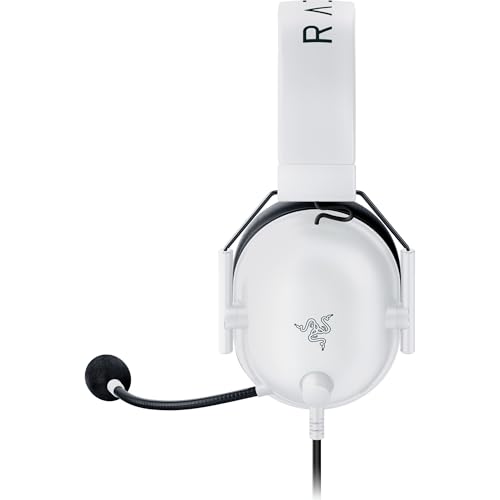 Razer BlackShark V2 X Wired PlayStation Gaming Headset, White - color: White, size: 3.5 mm (Pack of 1), style: PlayStation