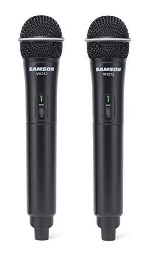 Samson Technologies Samson Stage 212 Handheld Dual-Channel Wireless System with (2) Q6 Dynamic Microphones (E Band) | System w (2) Q6 Mics