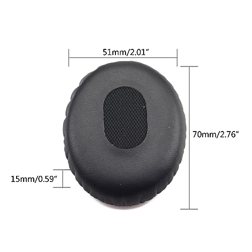 1Pair Ear Pads for On-Ear OE, OE1, QC3 Headphones Elastic Foam Earpads Ear Pads Sponge Cushion Replacement