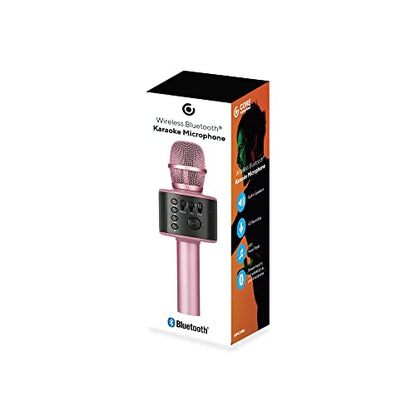 Wireless Bluetooth Karaoke Microphone with Built-in Speakers + HD Recording, Portable Handheld Mic | Rose Gold - style: Rose Gold
