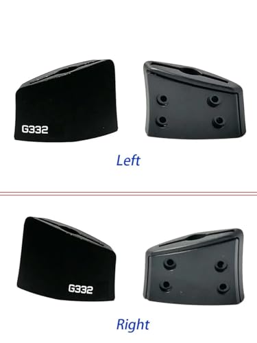 Replacement Hinge for Logitech Wired Gaming Headset, Headband Hinge Swivel Connector for G930, G432, G430, G431, G332, G230 Replacement Parts (Left + Right), black